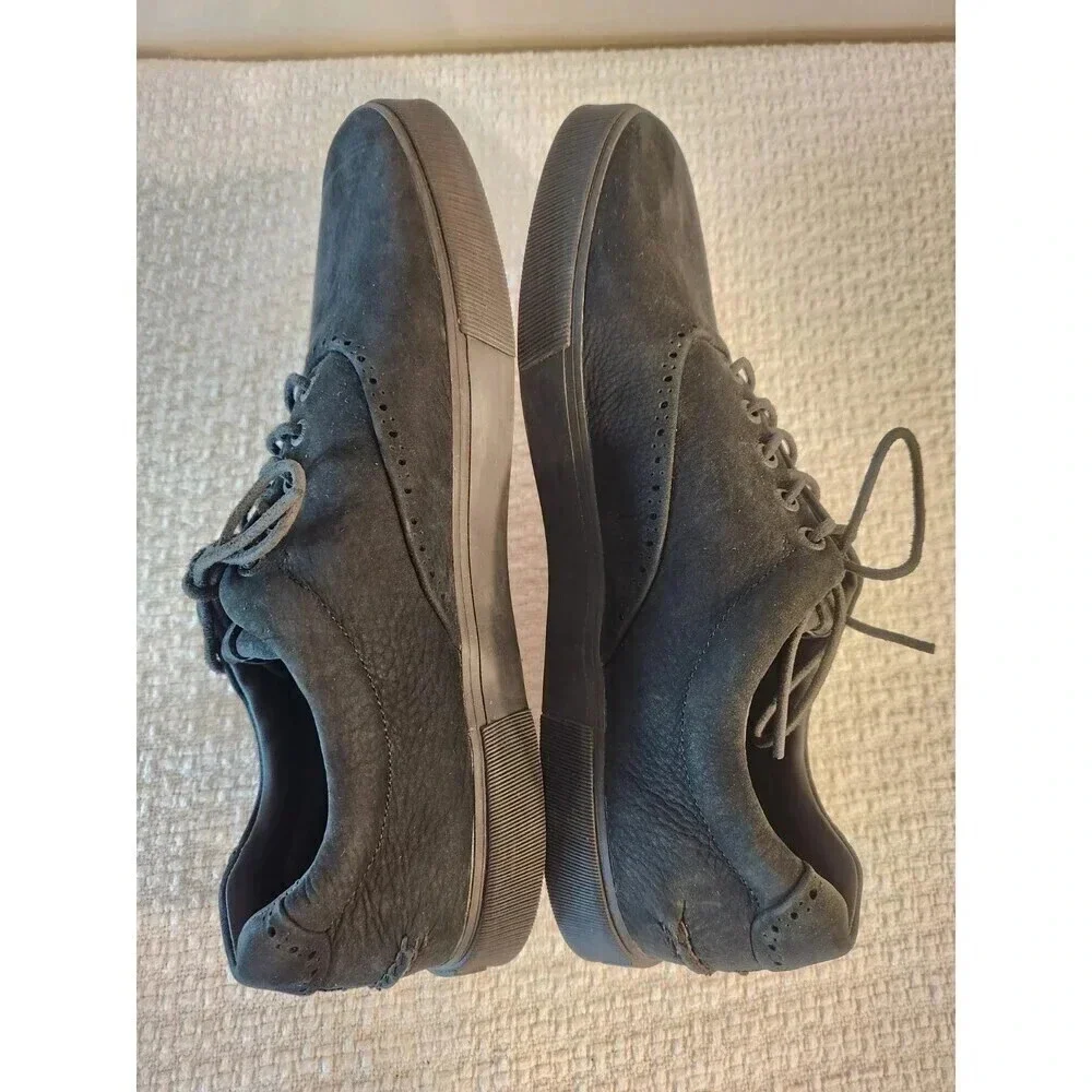 NWOB Sperry Men's Gold Cup Striper Plushwave Black CVO Leather Sneakers Sz 13